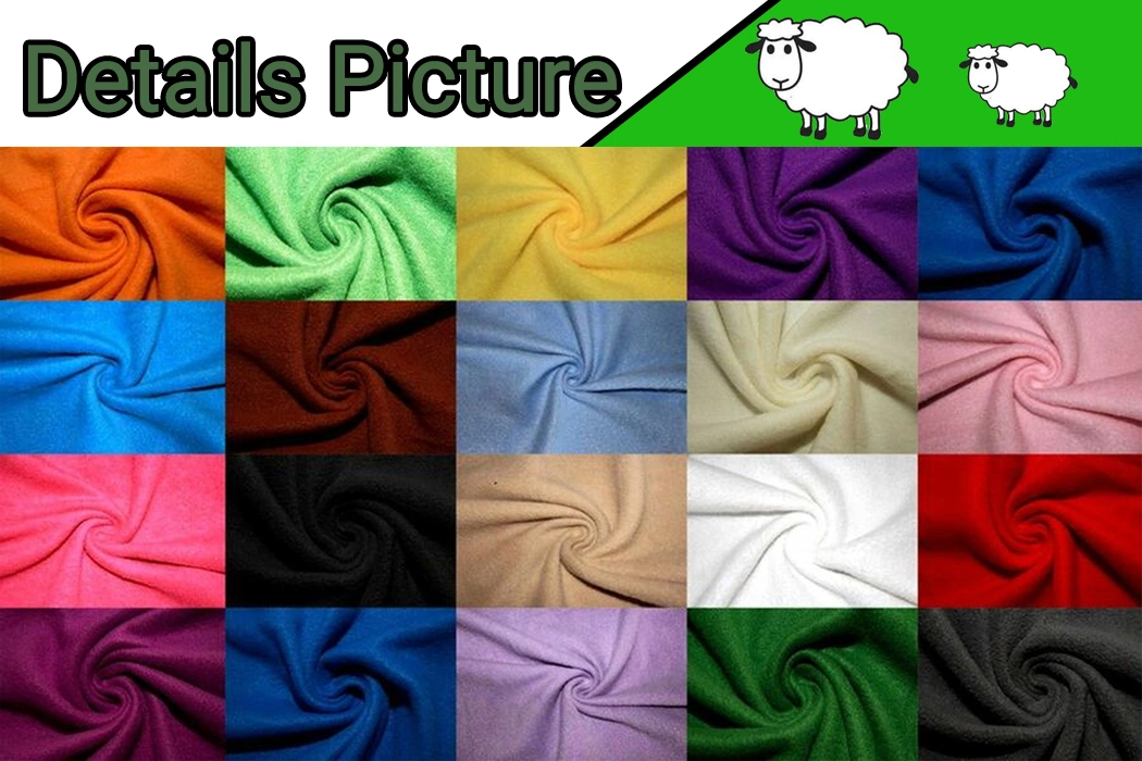 Knit 40%Polyester 60%Cotton CVC Fleece Fabric One Side Terry Fabrics for Hoodie